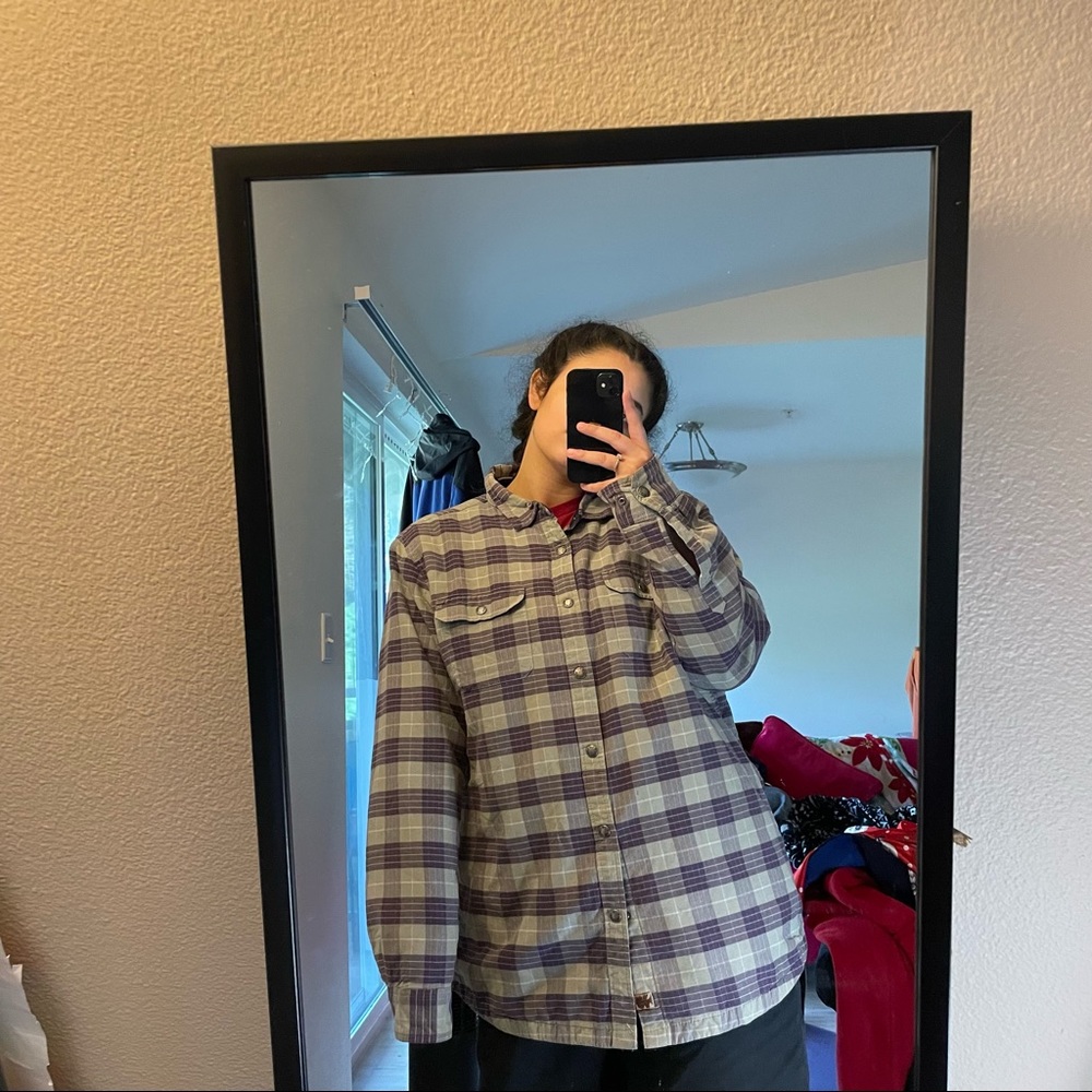 The North Face flannel jacket